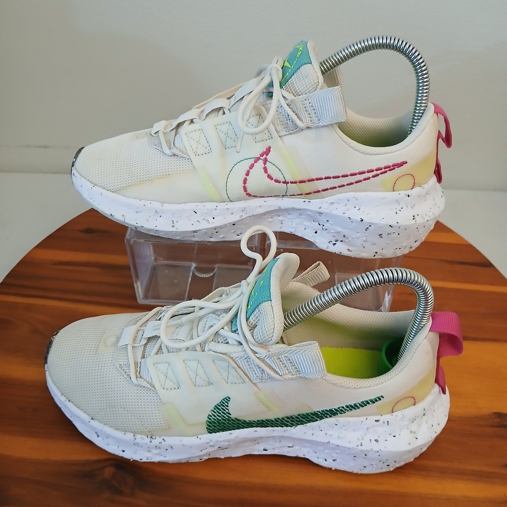 Nike Crater Impact Women 7.5 Cream Running Shoes Sneakers CW2386-004